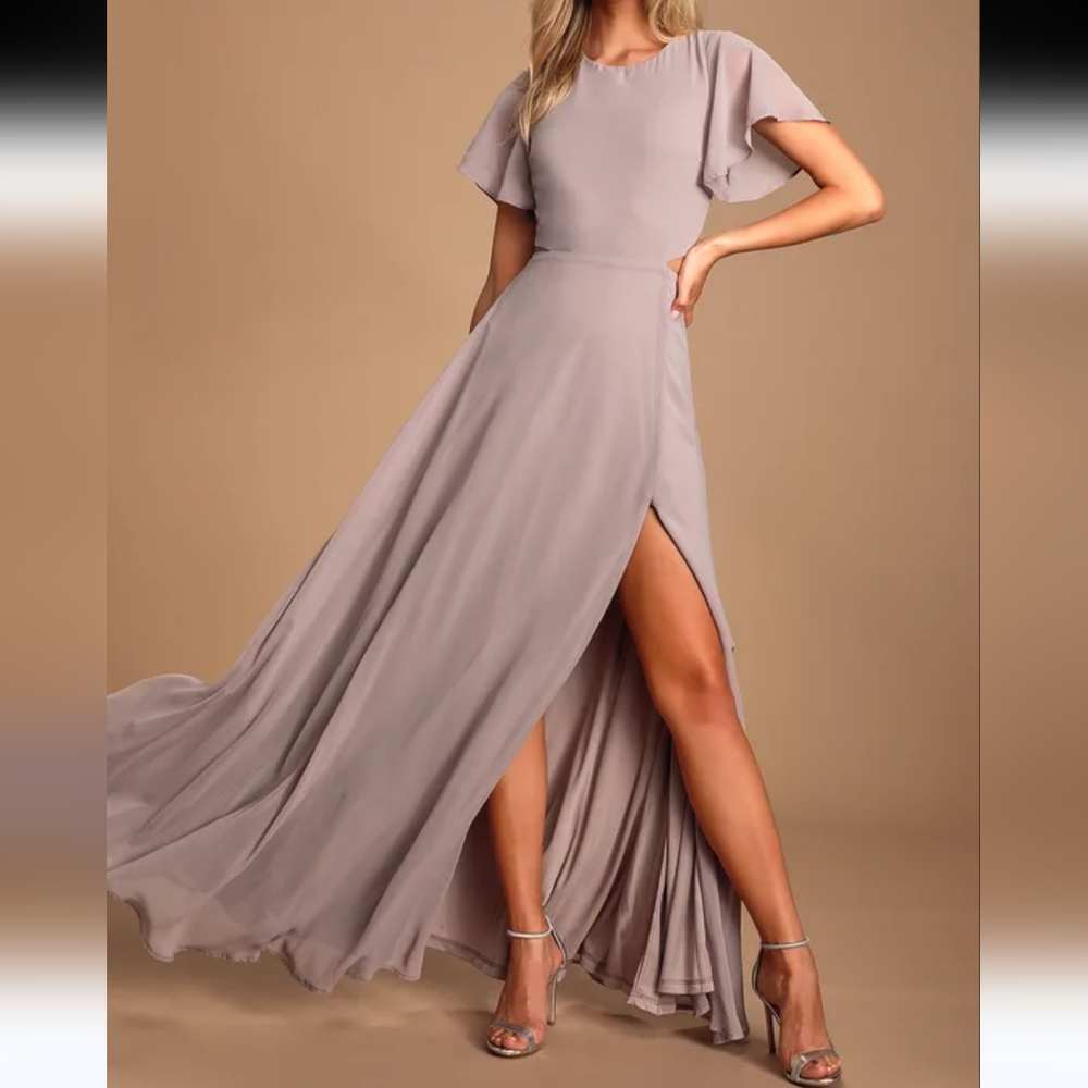 NWOT LULU'S CUTOUT MAXI DRESS MEDIUM